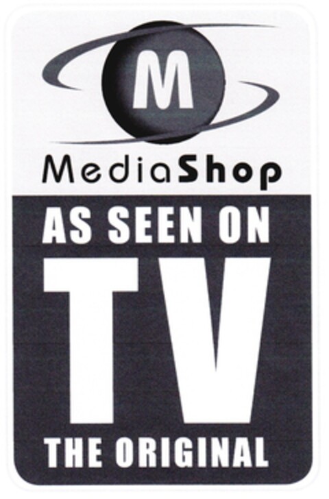 M MediaShop AS SEEN ON TV THE ORIGINAL Logo (DPMA, 10/10/2014)