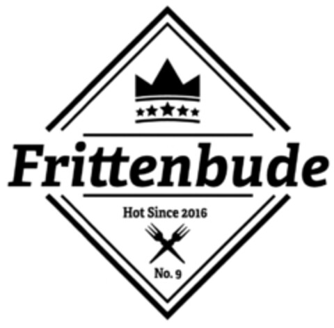 Frittenbude Hot Since 2016 No. 9 Logo (DPMA, 12.08.2016)