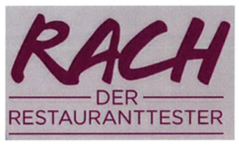 RACH DER RESTAURANTTESTER Logo (DPMA, 04.07.2017)
