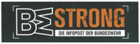 BE STRONG DIE INFOPOST DER BUNDESWEHR Logo (DPMA, 08/22/2017)