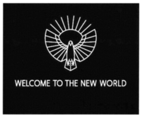 WELCOME TO THE NEW WORLD Logo (DPMA, 06/18/2018)