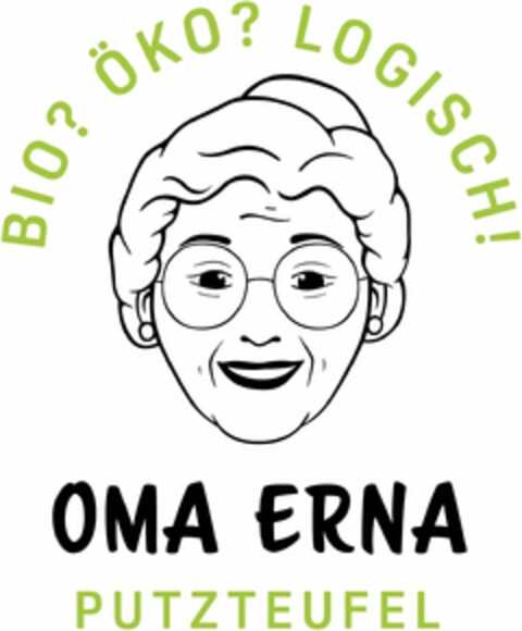 BIO? ÖKO? LOGISCH! OMA ERNA PUTZTEUFEL Logo (DPMA, 03/25/2022)