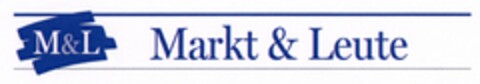 M&L Markt & Leute Logo (DPMA, 08.08.2006)