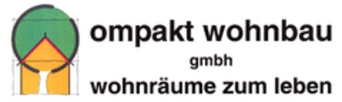 ompakt wohnbau gmbh wohnräume zum leben Logo (DPMA, 23.11.2006)