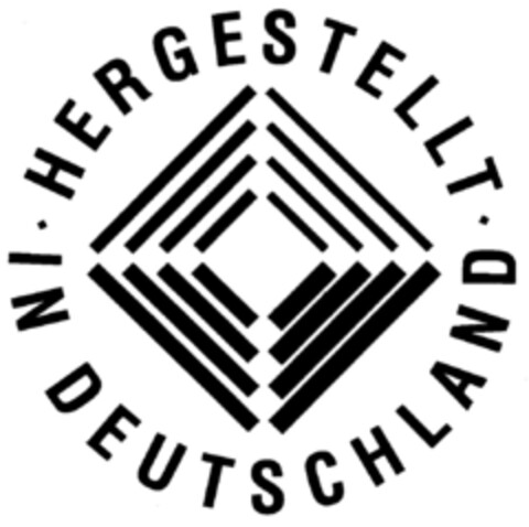 IN DEUTSCHLAND HERGESTELLT Logo (DPMA, 31.07.1996)