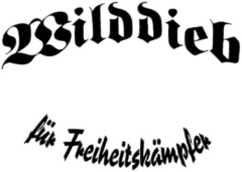 Wilddieb für Freiheitskämpfer Logo (DPMA, 12.08.1996)