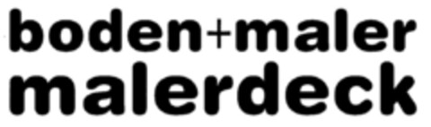 boden+maler malerdeck Logo (DPMA, 08.07.1999)