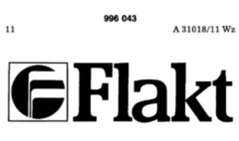 Flakt Logo (DPMA, 04.12.1978)