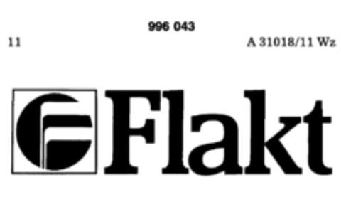 Flakt Logo (DPMA, 12/04/1978)