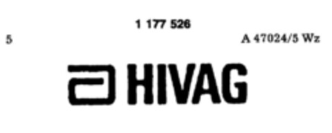 HIVAG Logo (DPMA, 30.09.1989)