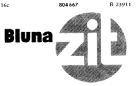 Bluna zit Logo (DPMA, 19.12.1960)