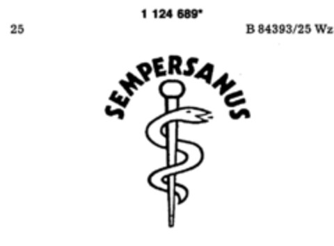 SEMPERSANUS Logo (DPMA, 04/27/1988)