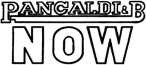 PANCALDI&B NOW Logo (DPMA, 02/20/1991)