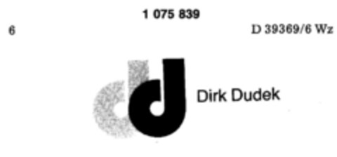 dd Dirk Dudek Logo (DPMA, 01/24/1984)