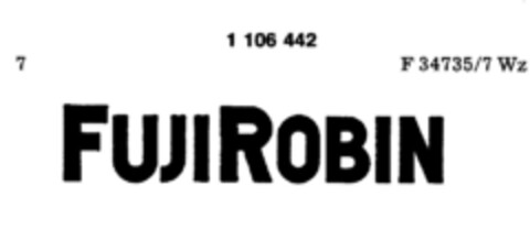 FUJIROBIN Logo (DPMA, 10/01/1986)