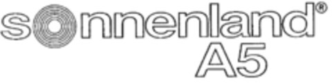 SONNENLAND A 5 Logo (DPMA, 11/08/1993)