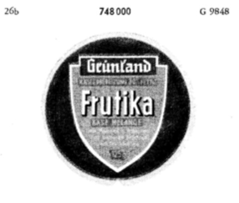 Grünland Frutika Logo (DPMA, 06/22/1960)