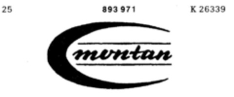 montan Logo (DPMA, 08.09.1966)