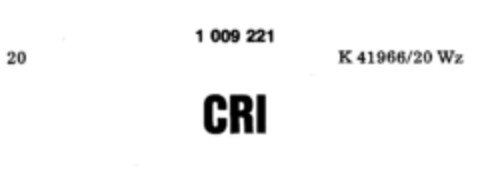 CRI Logo (DPMA, 24.03.1980)