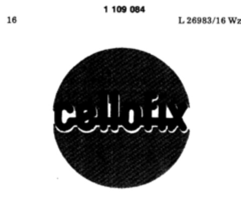 cellofix Logo (DPMA, 06.12.1983)