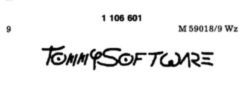 TOMMY SOFTWARE Logo (DPMA, 06.08.1986)