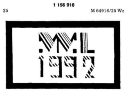 MML 1992 Logo (DPMA, 18.04.1989)