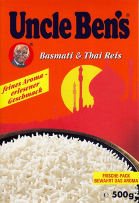 Uncle Ben`s Basmati & Thai Reis Logo (DPMA, 21.07.1994)