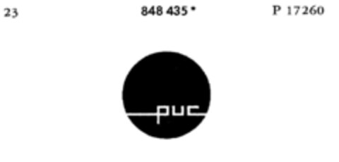 puc Logo (DPMA, 23.03.1968)