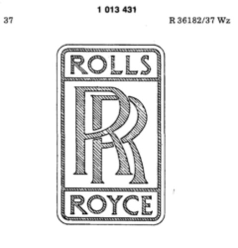 RR ROLLS ROYCE Logo (DPMA, 02.04.1979)