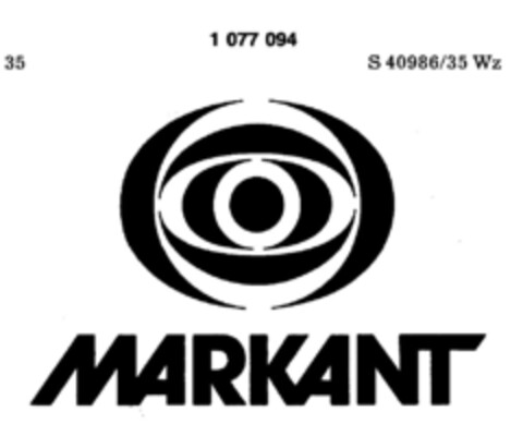 MARKANT Logo (DPMA, 10/11/1984)