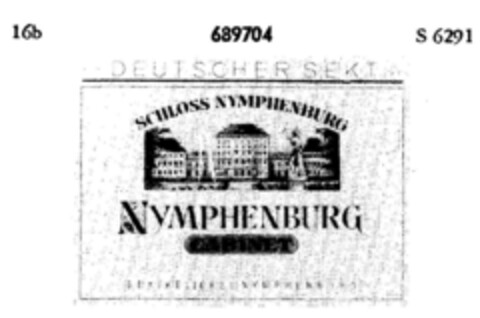 NYMPHENBURG CABINET Logo (DPMA, 15.06.1955)