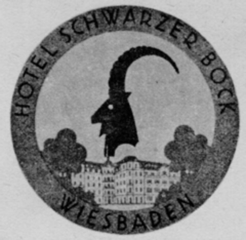 HOTEL SCHWARZER BOCK WIESBADEN Logo (DPMA, 21.11.1925)