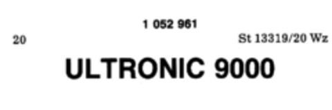 ULTRONIC 9000 Logo (DPMA, 23.12.1982)