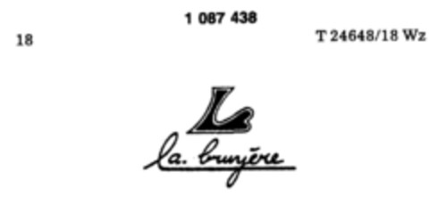 la.bruyére Logo (DPMA, 20.06.1985)