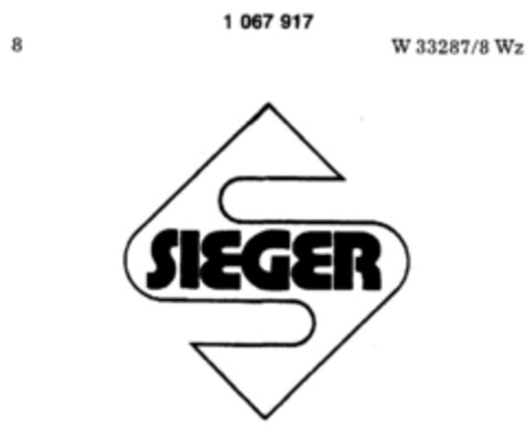 SIEGER Logo (DPMA, 10.06.1983)