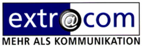 extr@com MEHR ALS KOMMUNIKATION Logo (DPMA, 11.09.2000)