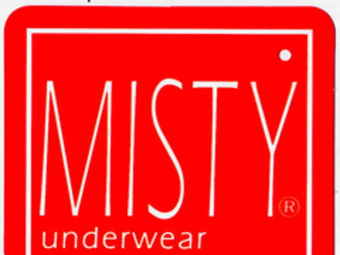 MISTY underwear Logo (DPMA, 26.10.2001)