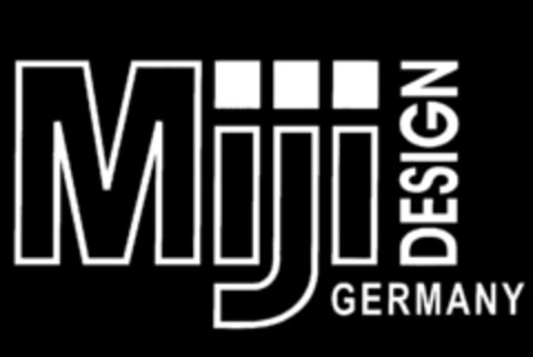 Miji DESIGN GERMANY Logo (DPMA, 28.10.2001)