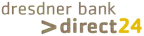 dresdner bank > direct24 Logo (DPMA, 07.02.2008)