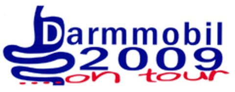 Darmmobil 2009 ....on tour Logo (DPMA, 08.05.2008)