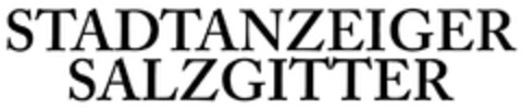 STADTANZEIGER SALZGITTER Logo (DPMA, 09/24/2008)