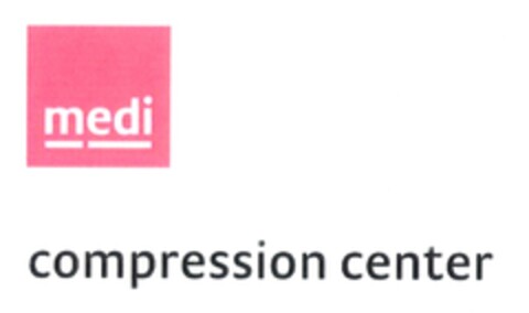 medi compression center Logo (DPMA, 22.12.2008)