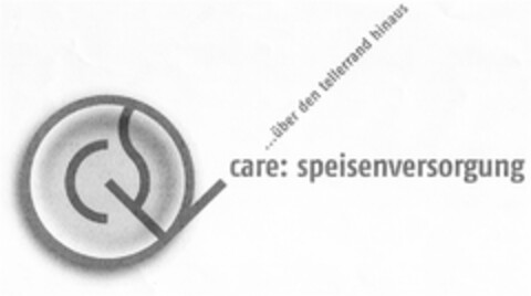 csv care: speisenversorgung ...über den tellerrand hinaus Logo (DPMA, 30.01.2009)