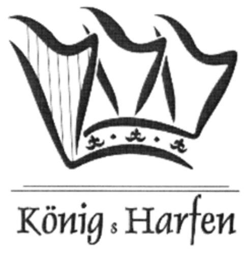 König & Harfen Logo (DPMA, 10.03.2009)