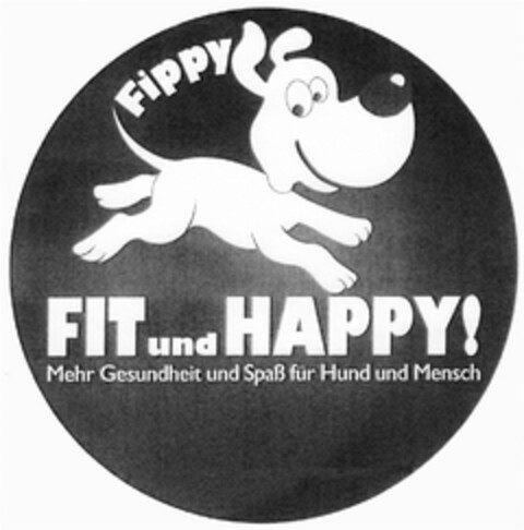 Fippy FIT und HAPPY! Mehr Gesundheit und Spaß für Hund und Mensch Logo (DPMA, 09.12.2011)