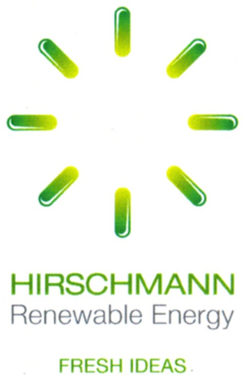 HIRSCHMANN Renewable Energy FRESH IDEAS Logo (DPMA, 01.08.2013)