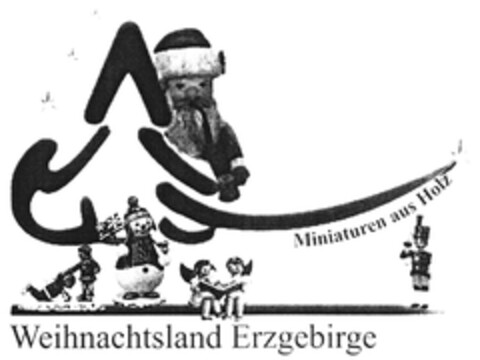 Miniaturen aus Holz Weihnachtsland Erzgebirge Logo (DPMA, 01/24/2013)