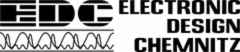 EDC ELECTRONIC DESIGN CHEMNITZ Logo (DPMA, 04.08.2014)