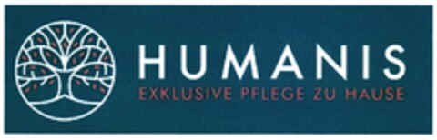 HUMANIS EXKLUSIVE PFLEGE ZU HAUSE Logo (DPMA, 05/08/2017)