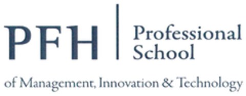 PFH | Professional School of Management, Innovation & Technology Logo (DPMA, 16.08.2019)